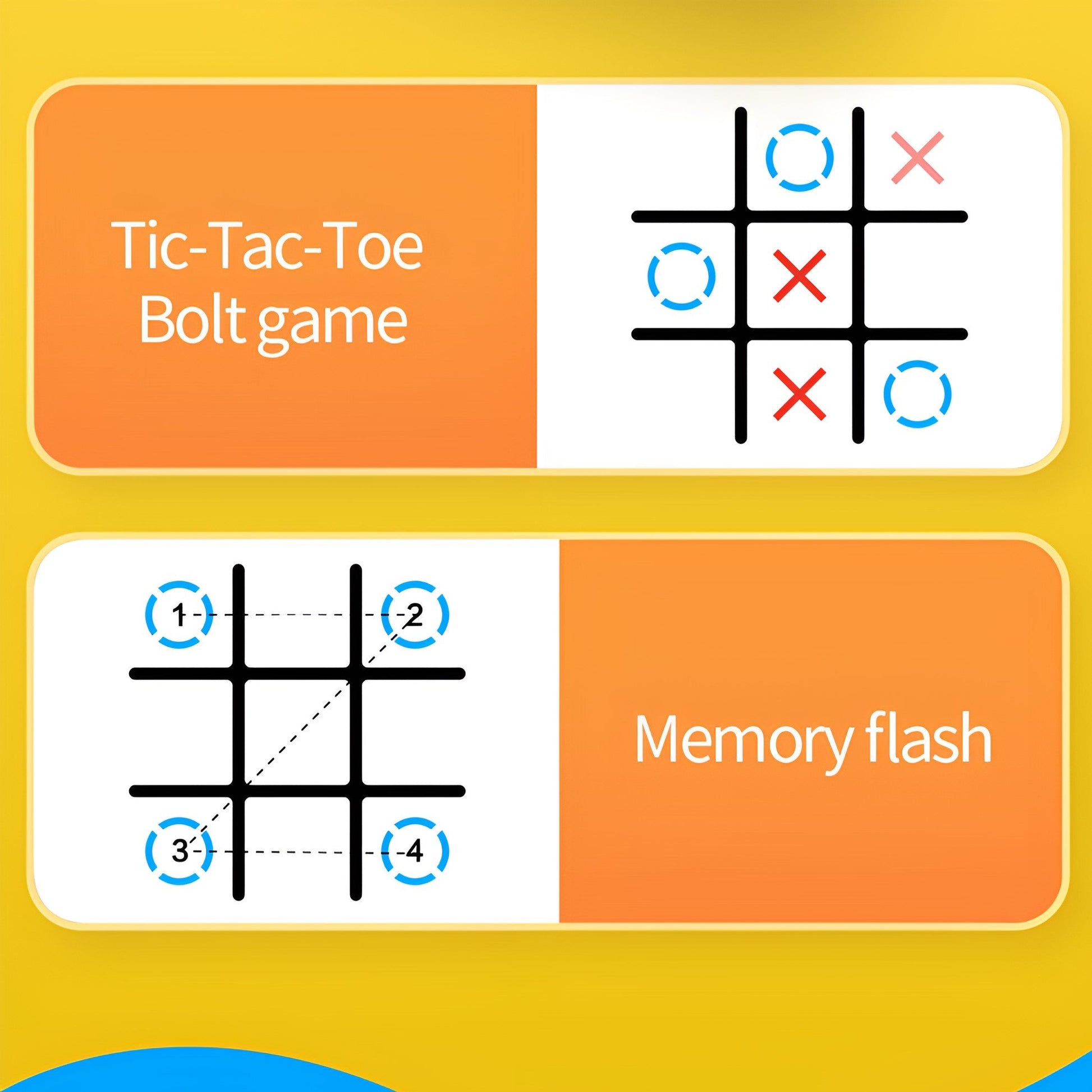 3-IN-1 Tic-Tac-Toe Electronic Game - ApexLane