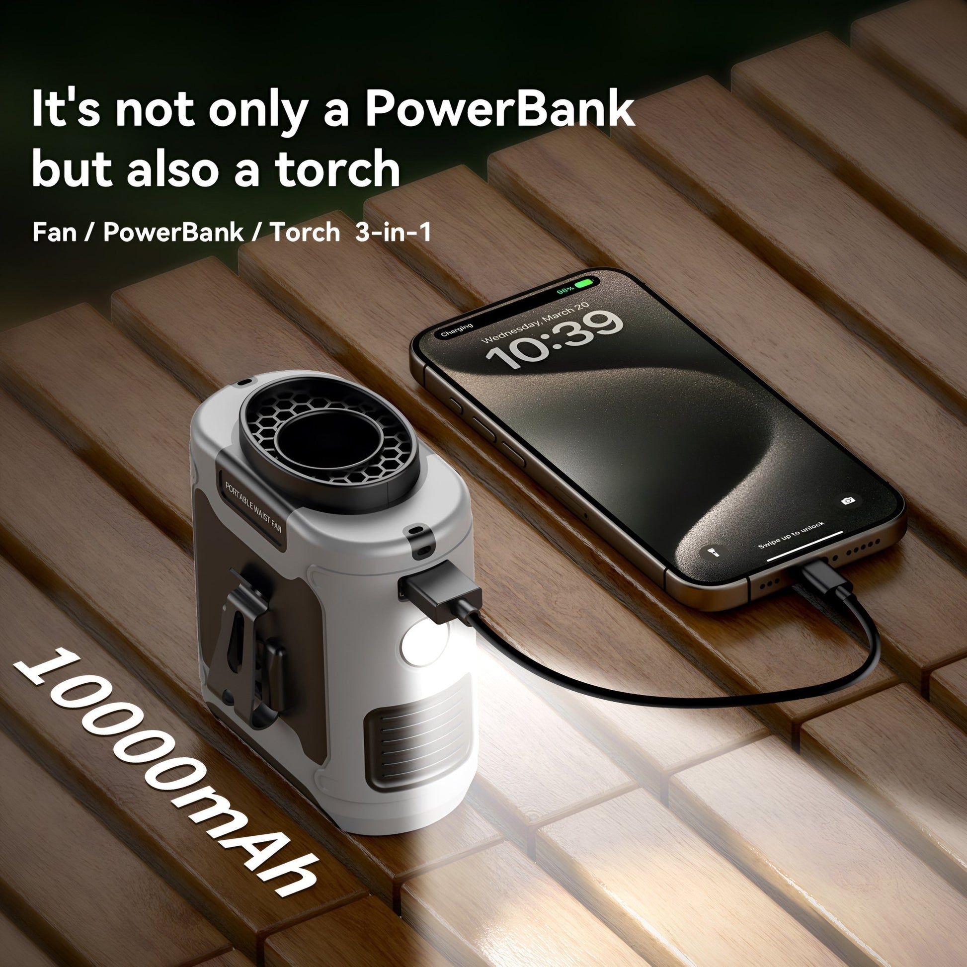 BreezeMate™ Portable Waist Fan – Your Ultimate Hands-Free Cooling Companion - ApexLane