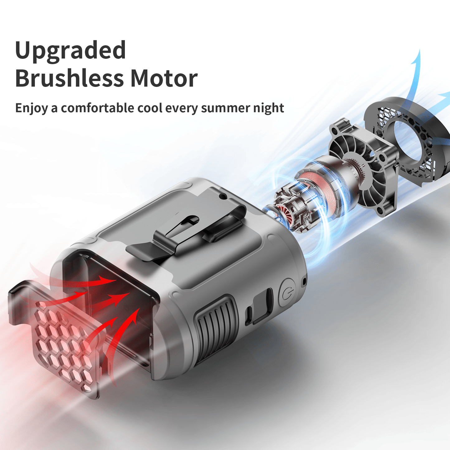 BreezeMate™ Portable Waist Fan – Your Ultimate Hands-Free Cooling Companion - ApexLane