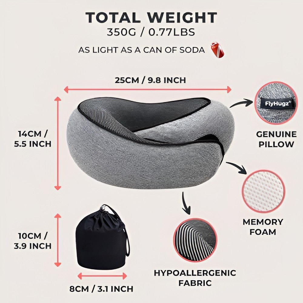 NeckNest™ Travel Pillow - ApexLane