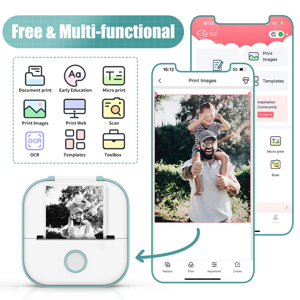 SnapPrint™ - Portable Pocket Printer - ApexLane