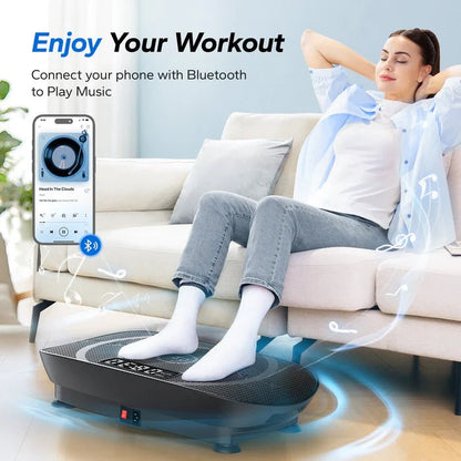 Portable vibration plate foldable – beginner friendly fitness equipment